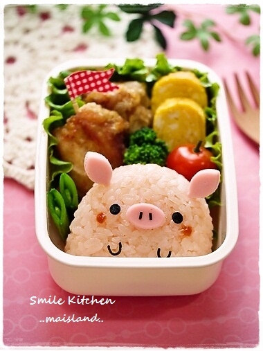 キャラ弁 ひょっこり ブタちゃんおにぎり レシピ 作り方 By Mai Mai 楽天レシピ キャラ弁 ひょっこり ブタちゃんおにぎり レシピ 作り方 By Mai Mai 楽天レシピ