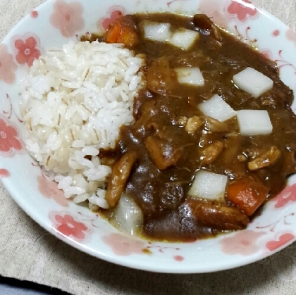 お餅入り♪子供が喜ぶカレー