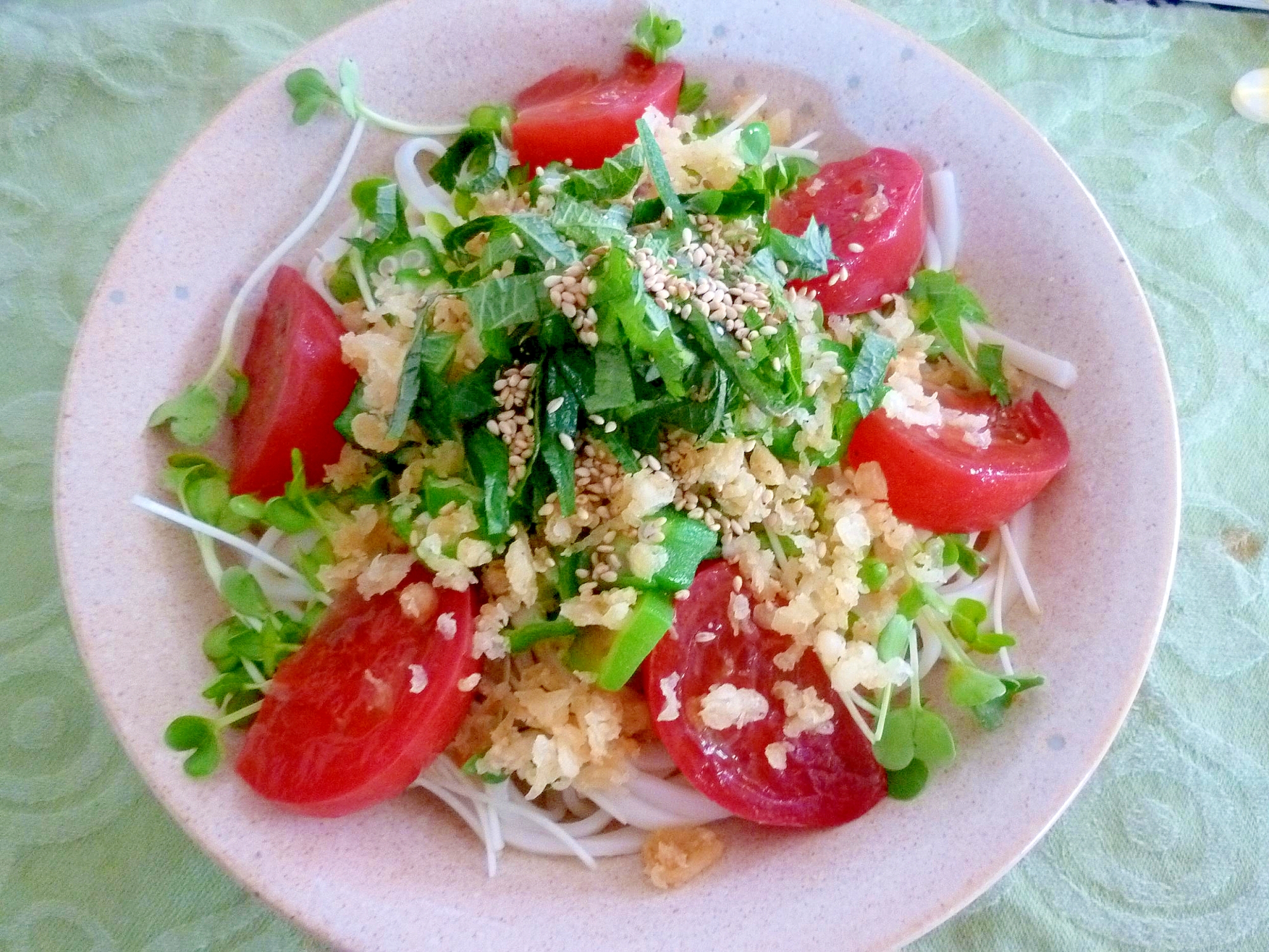 ☆夏にピッタリ♪　サラダうどん☆