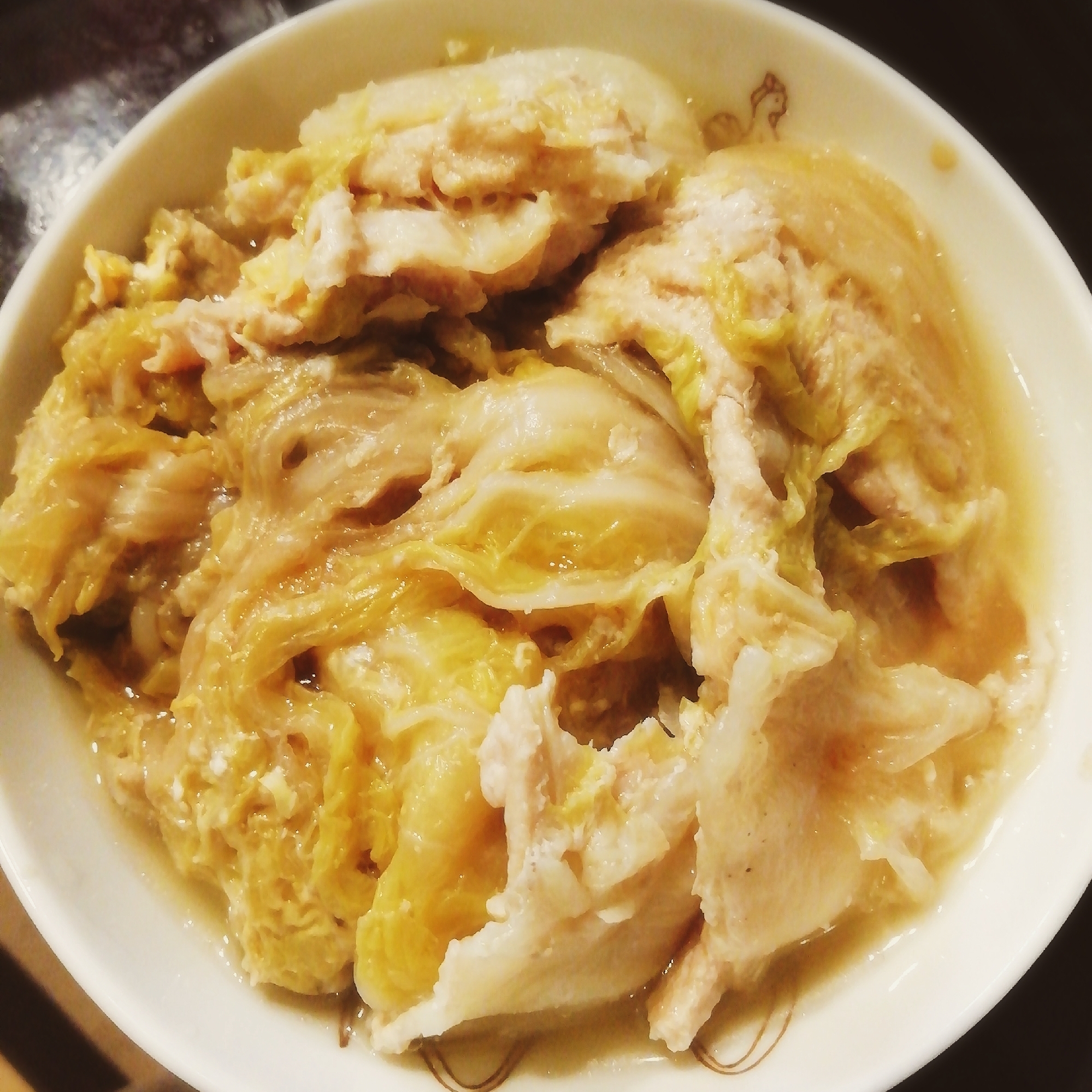 炊飯器と白だしにお任せ♪豚しゃぶ白菜鍋