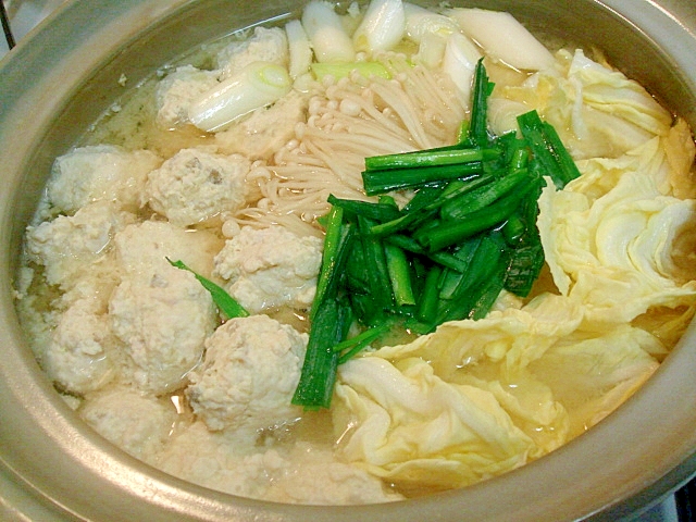 鶏団子味噌鍋 レシピ 作り方 By ねあっっ 楽天レシピ
