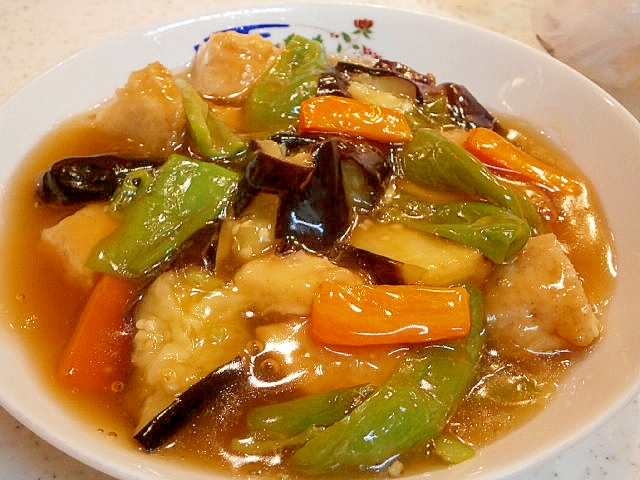 鶏ムネ肉と野菜のあんかけ