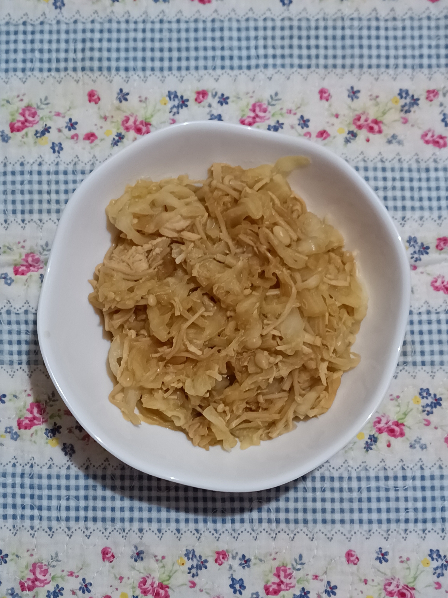 鶏ささみ水煮缶とキャベツの炒め物★