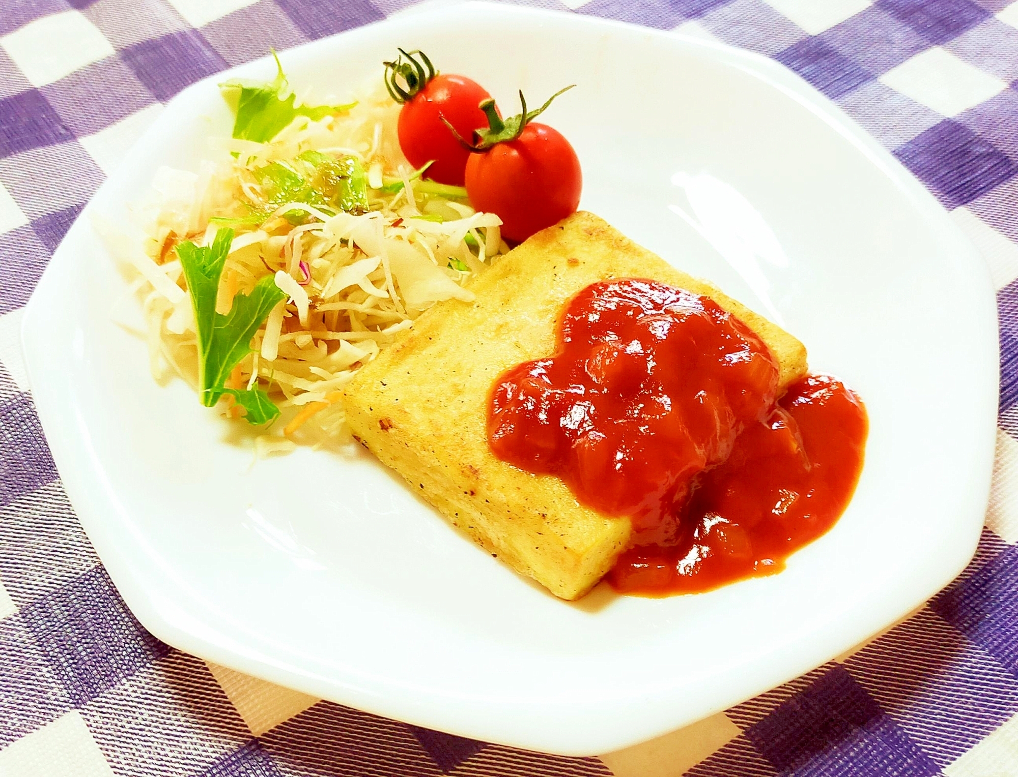 ★デミグラス風味のヘルシー高野豆腐ステーキ★