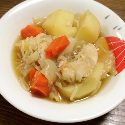 鶏肉と白滝の肉じゃが♡