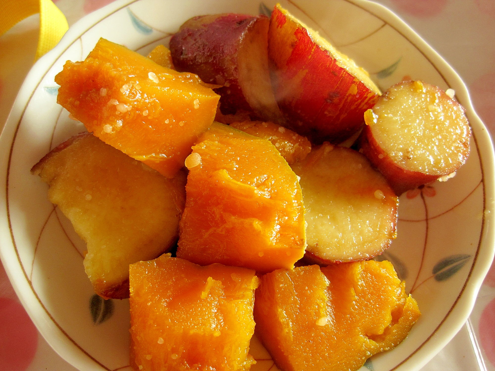 さつま芋とかぼちゃの煮物