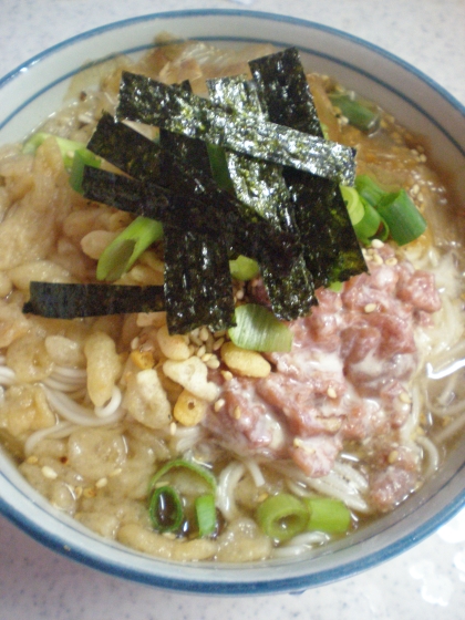 梅マヨぶっかけ素麺
