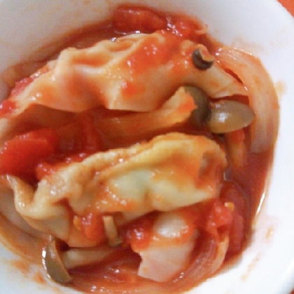 こんばんは(^^)イタリアンも良いですね！トマト缶に、野菜とキノコも入って健康的で美味しかったです♪♪♪素敵なレシピありがとうございました☆