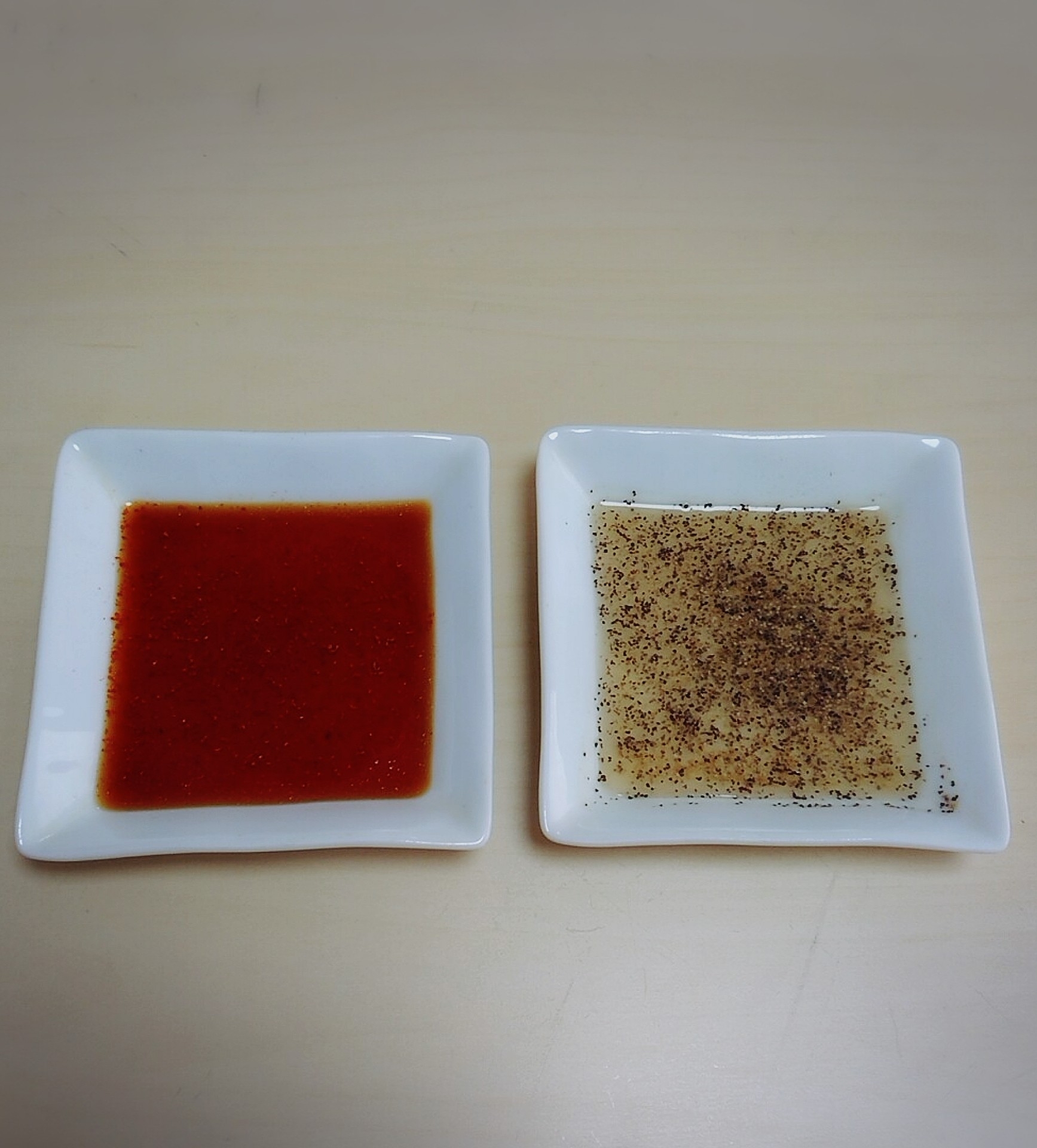 酢醤油と酢胡椒★餃子のタレ