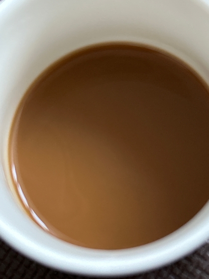 ホワイトチョコ入り豆乳コーヒー