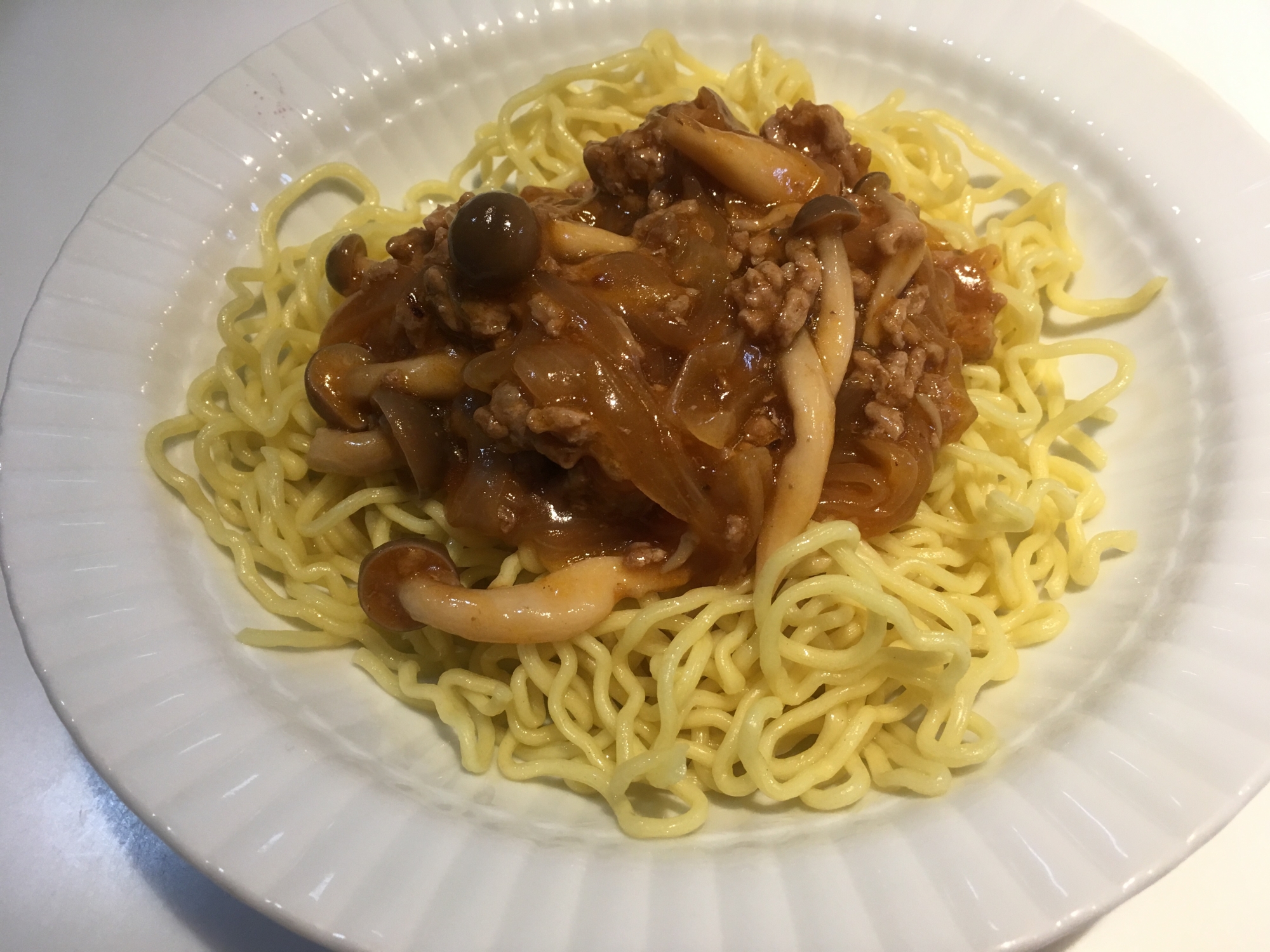 ケチャップで作る簡単ミートソース焼きそば