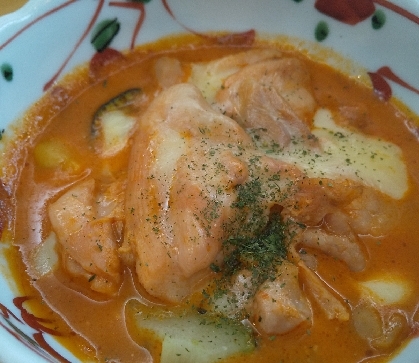 トマトソースで♪鶏肉と野菜の煮込み☆