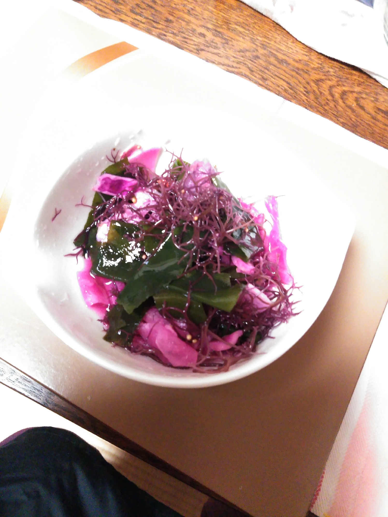 紫キャベツ甘酢和え