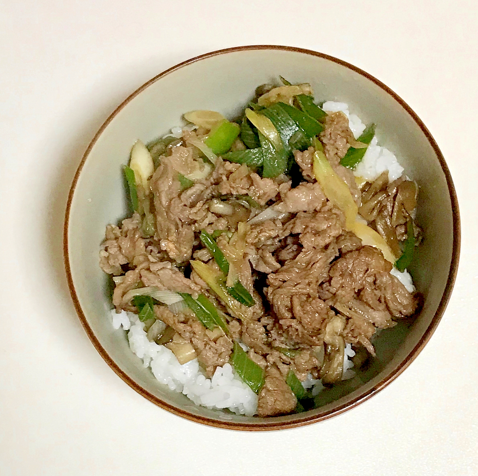 お手軽牛丼