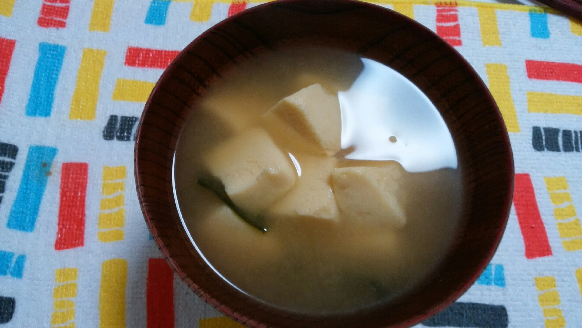 【栄養たっぷり】高野豆腐×ワカメの味噌汁