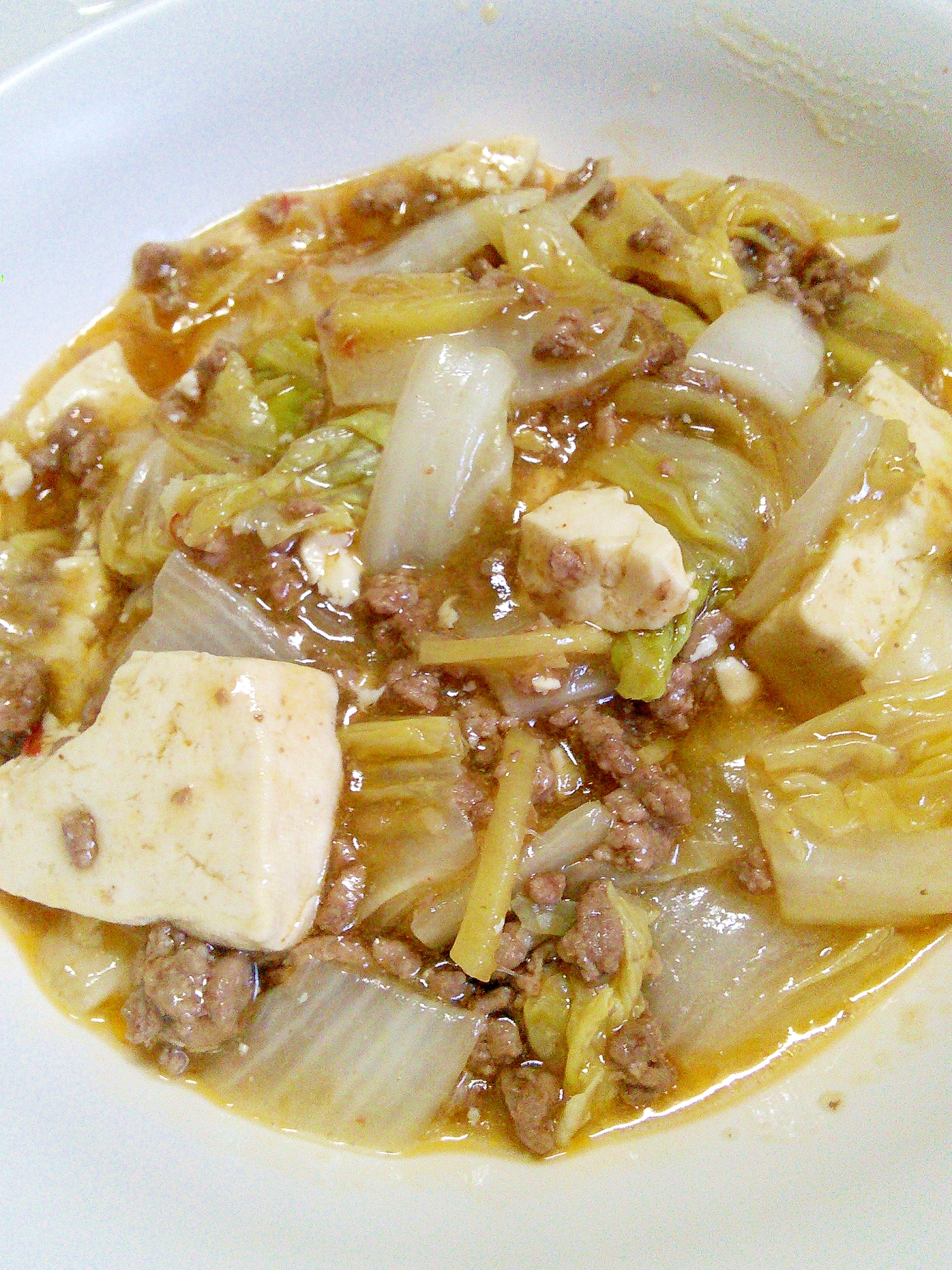 マーボー白菜豆腐