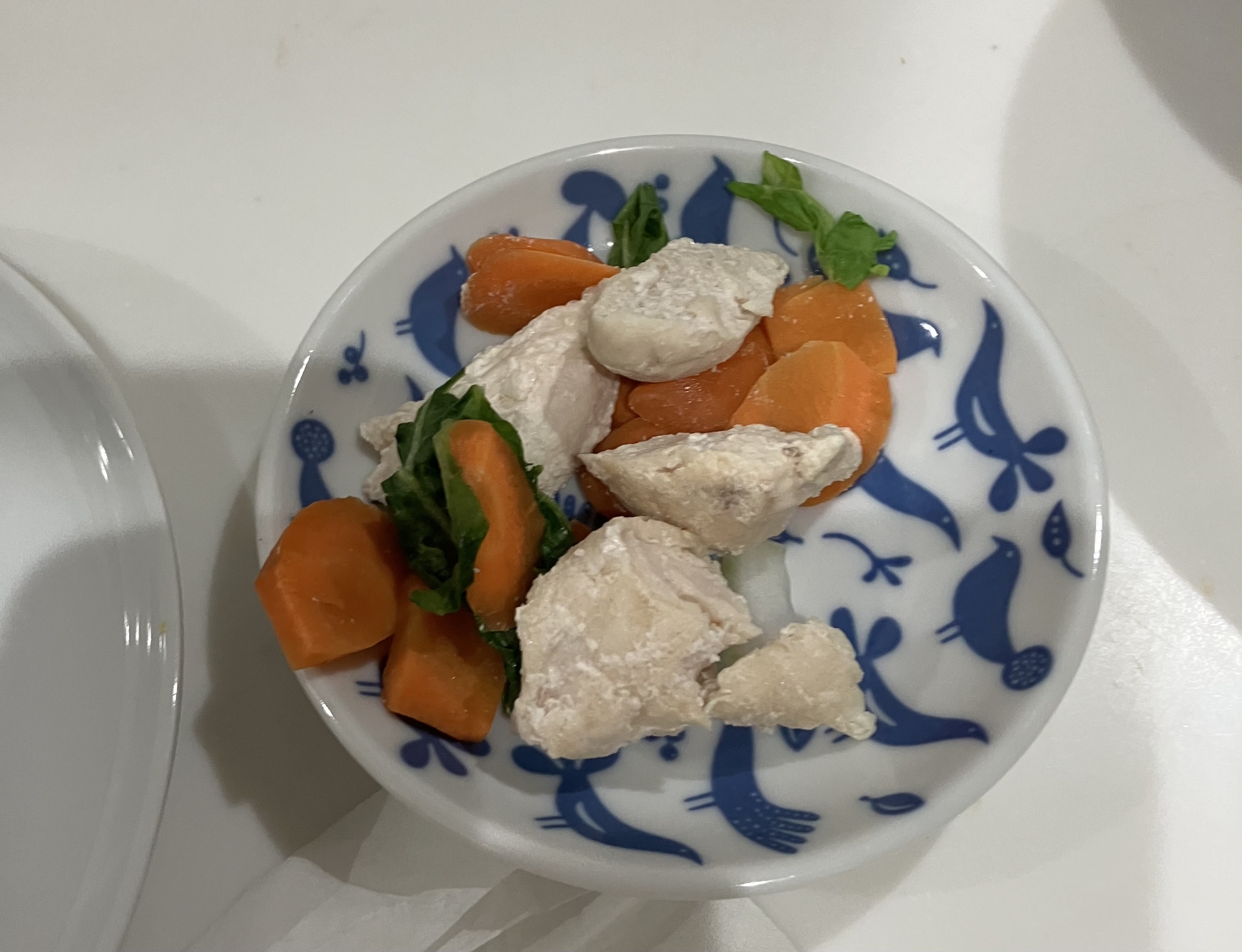 ささみと白菜と人参の生姜炒め