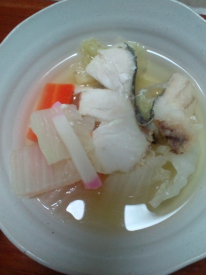 鱈と白菜のスープ