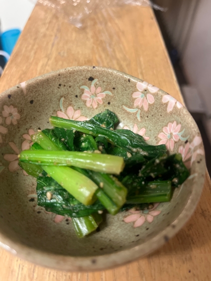 小松菜の一番美味しい食べ方！小松菜の胡麻和え