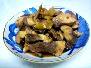 かじきまぐろのアラとたっぷり生姜の甘辛煮