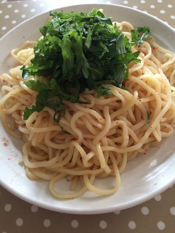 たらこと大葉の焼きそば