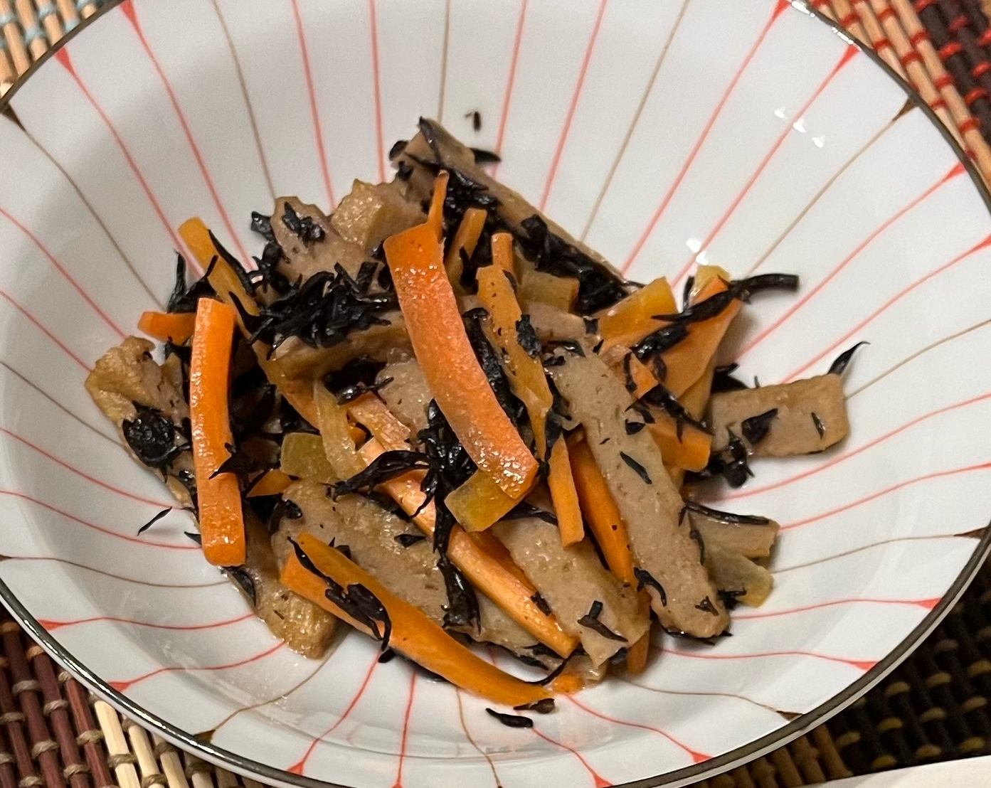 じゃこ天とひじきの炒め煮