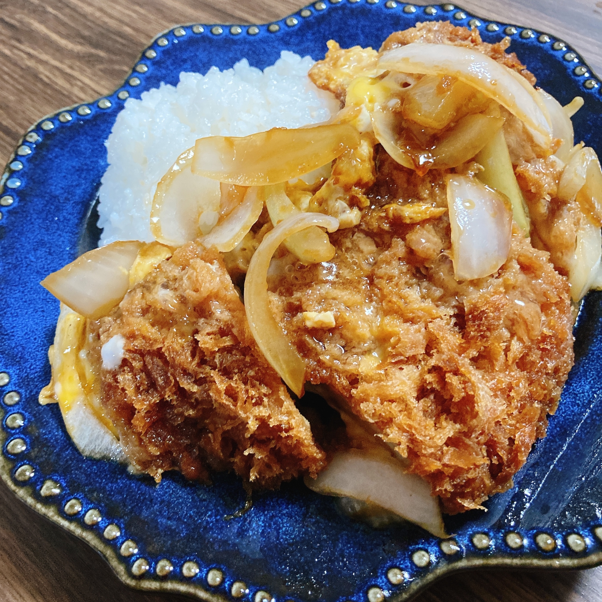 疲れて帰ってきた日にお惣菜で簡単カツ丼