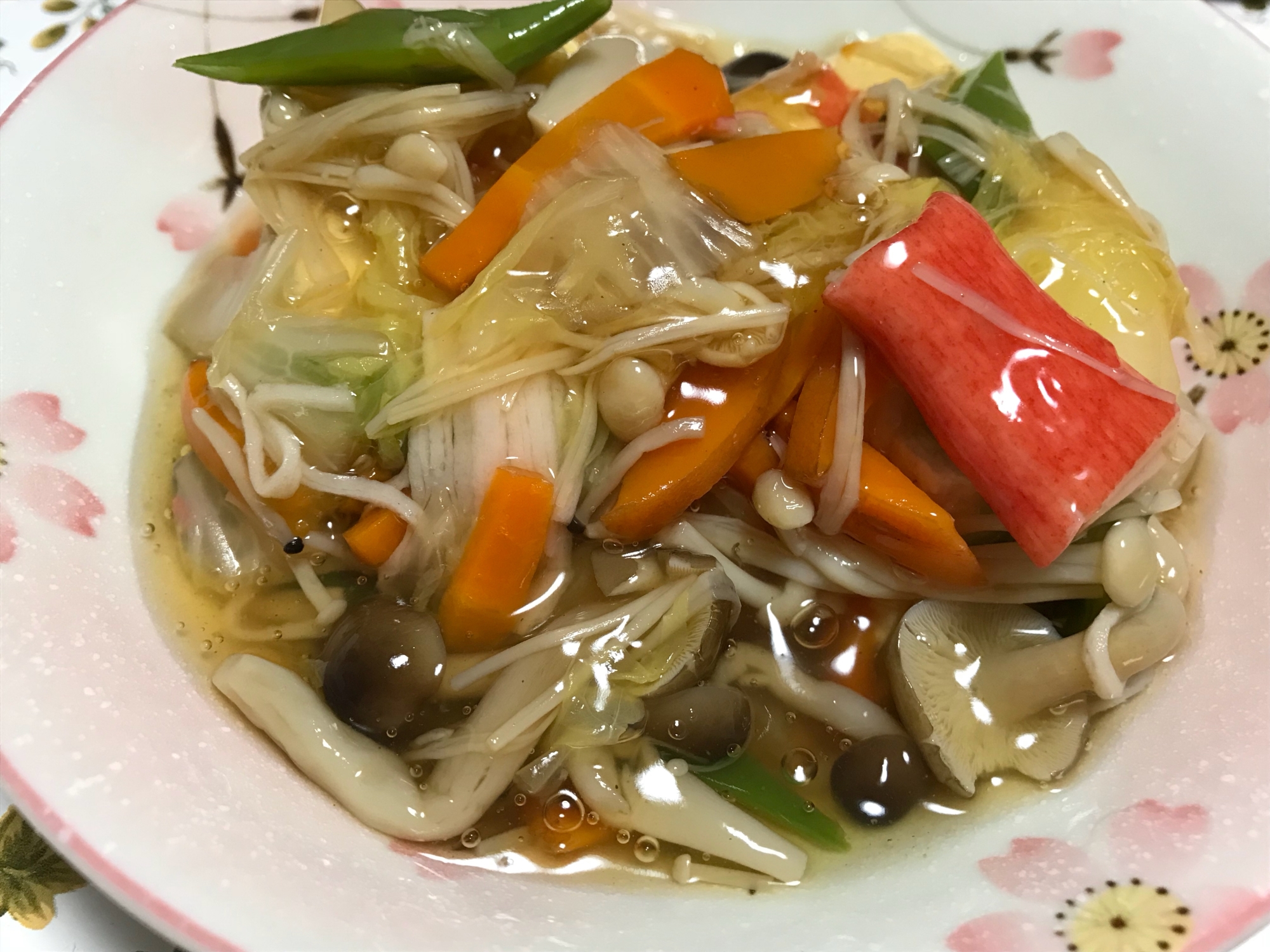 タラの野菜あんかけ