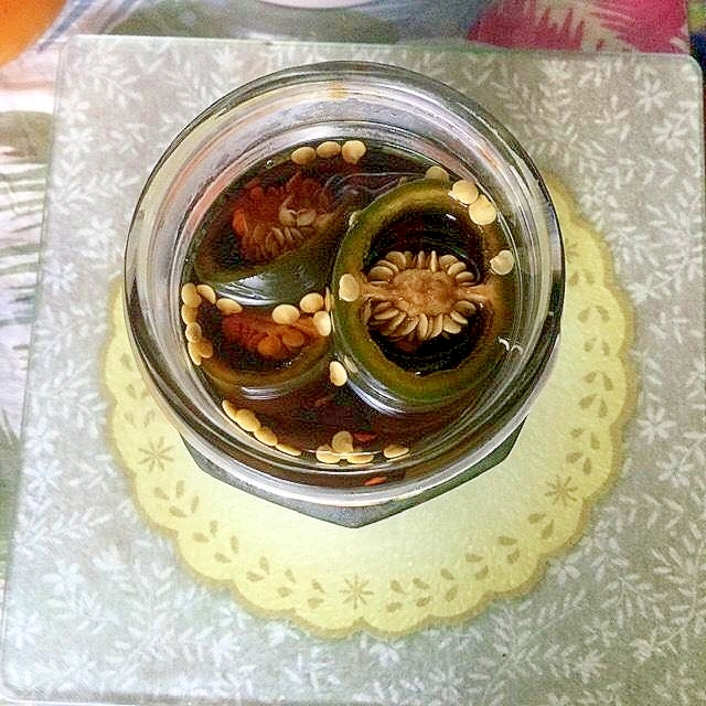 ハラペーニョの酢醤油