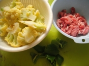 オレンジカリフラワーと豚肉の中華炒め レシピ 作り方 By Mint74 楽天レシピ