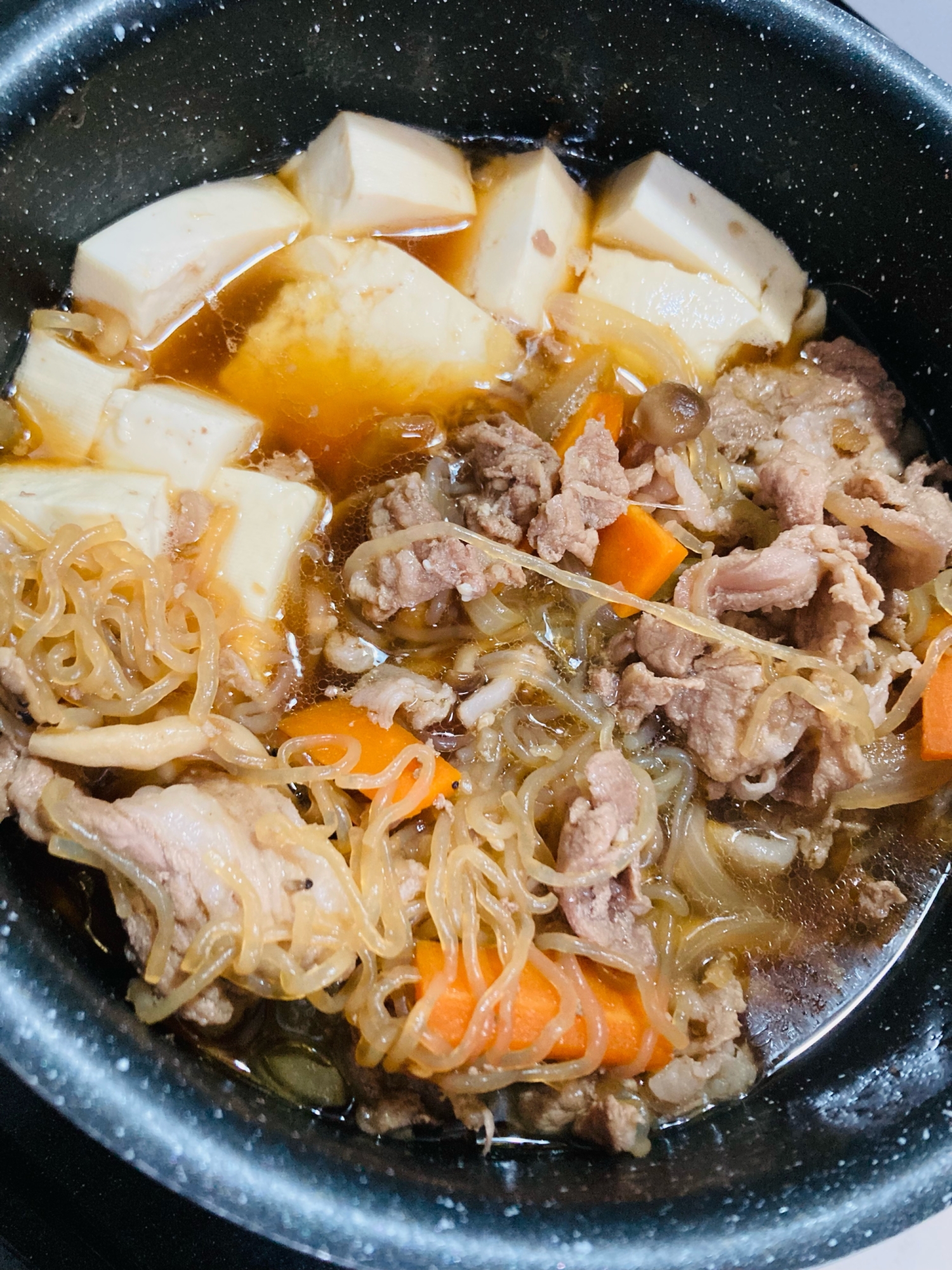 醤油麹でほろほろお肉の肉豆腐