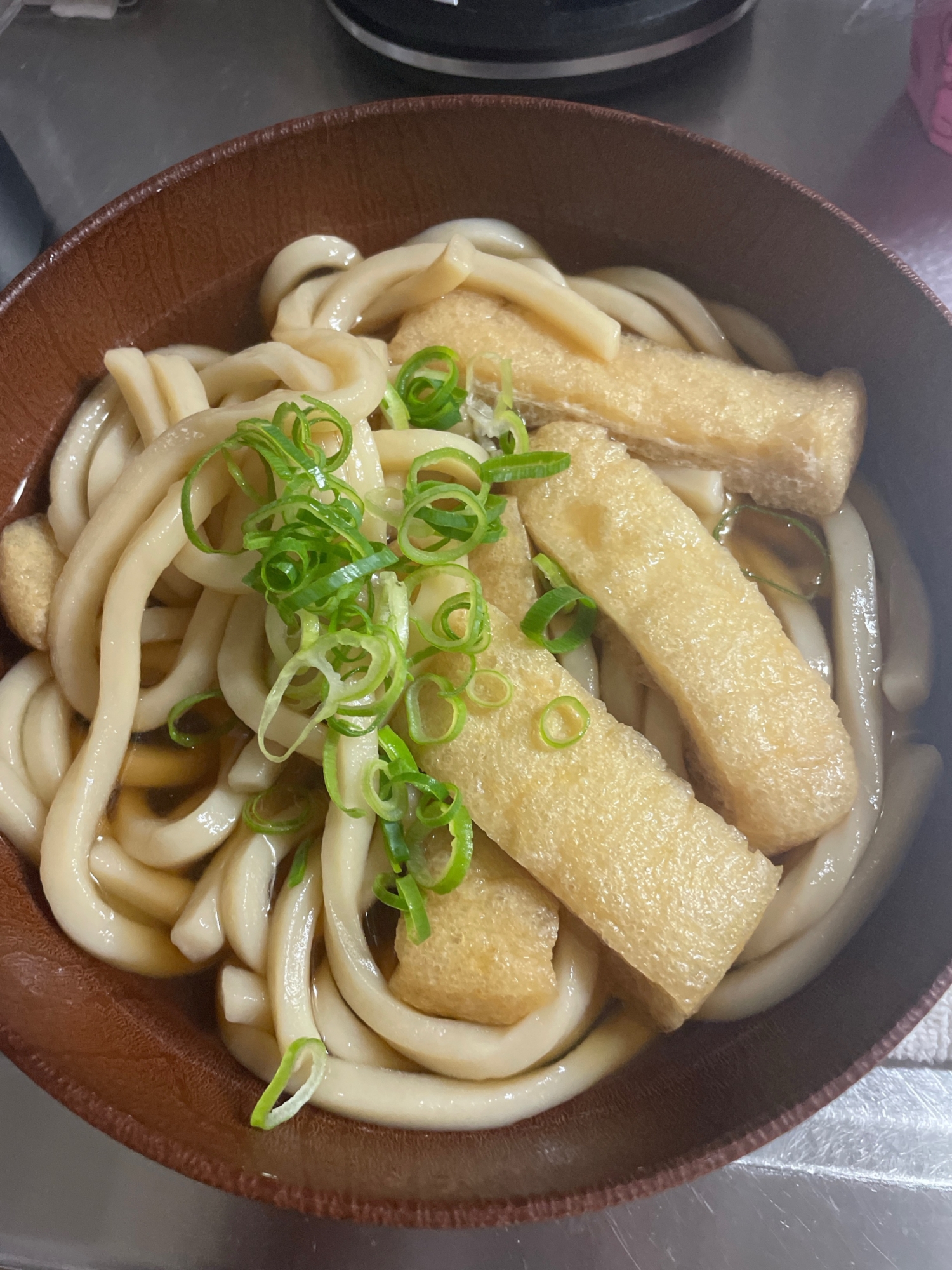 残った煮物の出汁を使ったうどん！