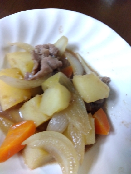 シンプル肉じゃが