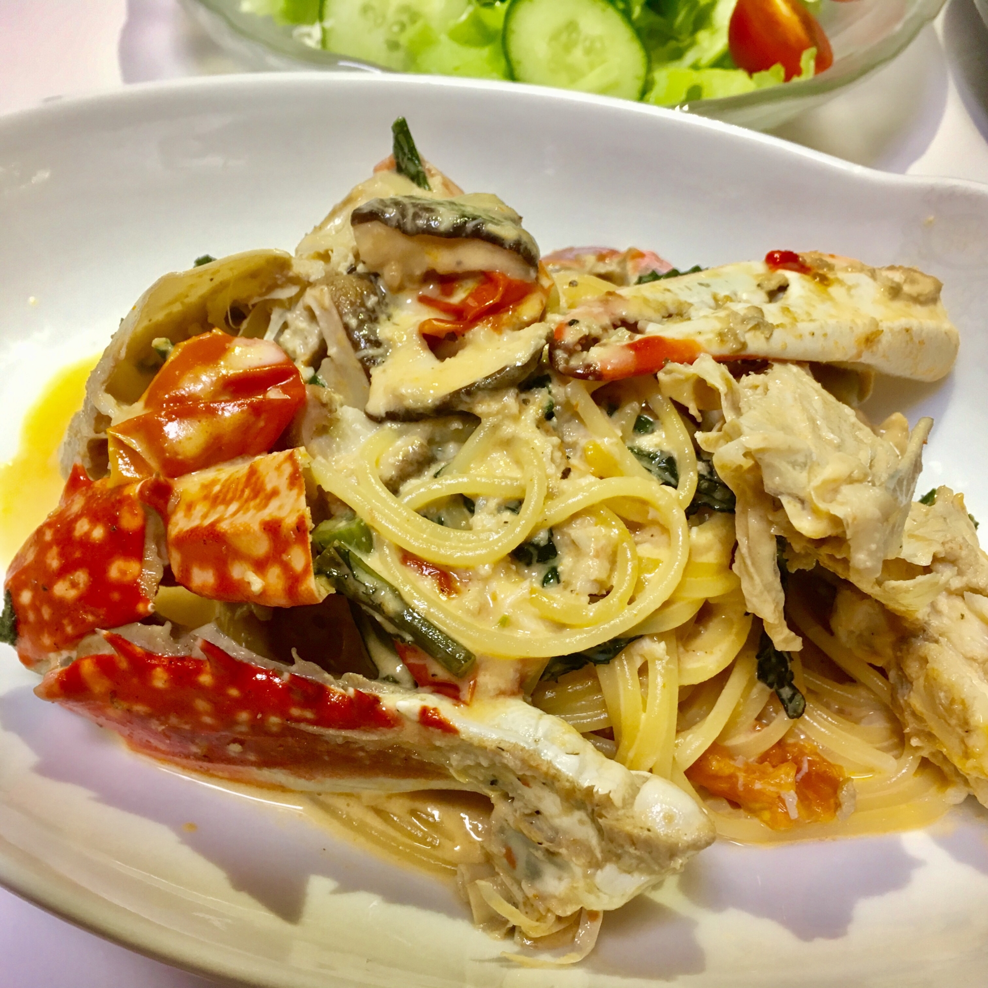 スーパーの渡り蟹で本格トマトクリームパスタ レシピ 作り方 By Mizuho 楽天レシピ スーパーの渡り蟹で本格トマトクリームパスタ レシピ 作り方 By Mizuho 楽天レシピ