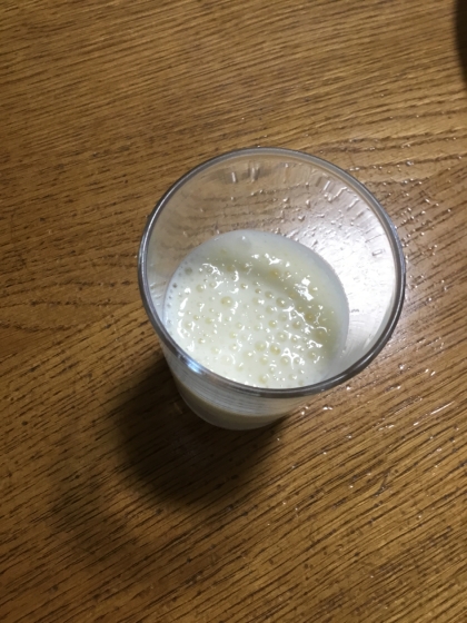 おうちCafe♡氷を使わず濃厚バナナミルク