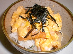 塩サバでカツとじ丼！