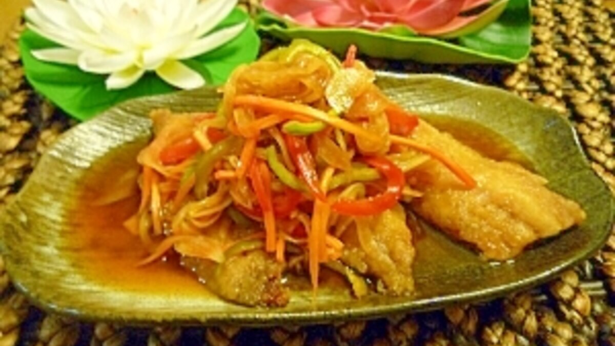 真アジの南蛮漬け 開きを使って漬け時間短縮 レシピ 作り方 By 雪花草7687 楽天レシピ 真アジの南蛮漬け 開きを使って漬け時間短縮 レシピ 作り方 By 雪花草7687 楽天レシピ