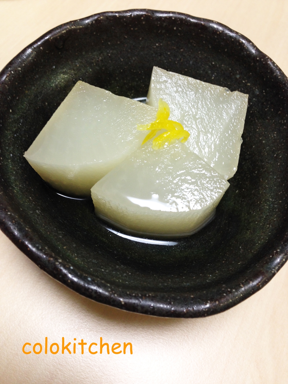 白だしだけで!!大根の煮物ゆず風味