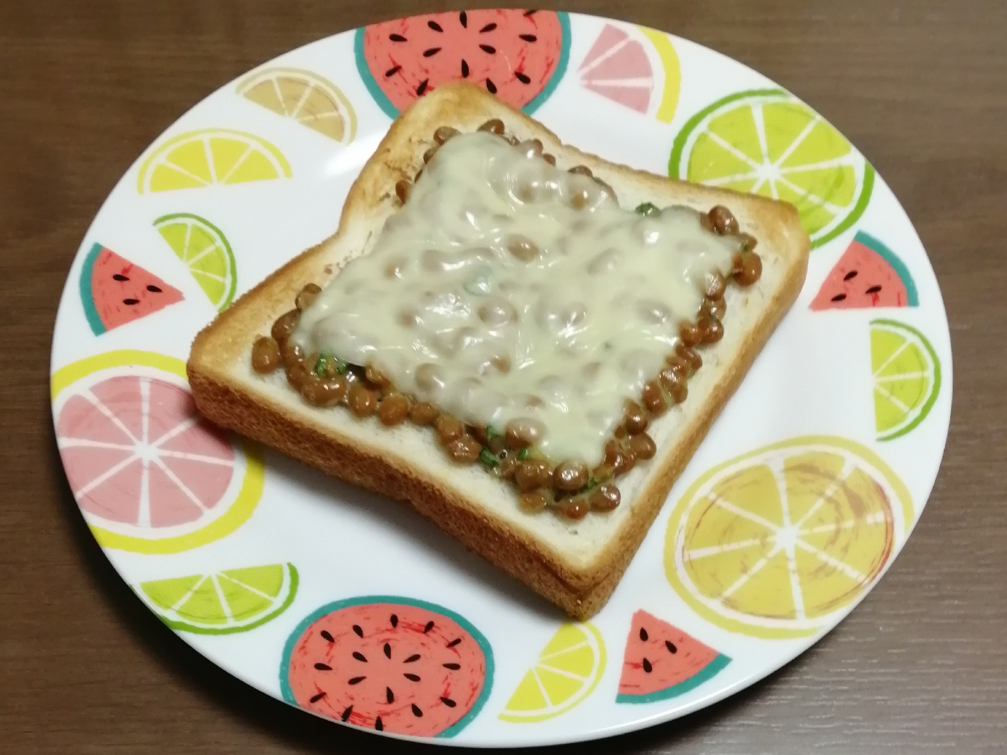 しそ風味納豆トースト