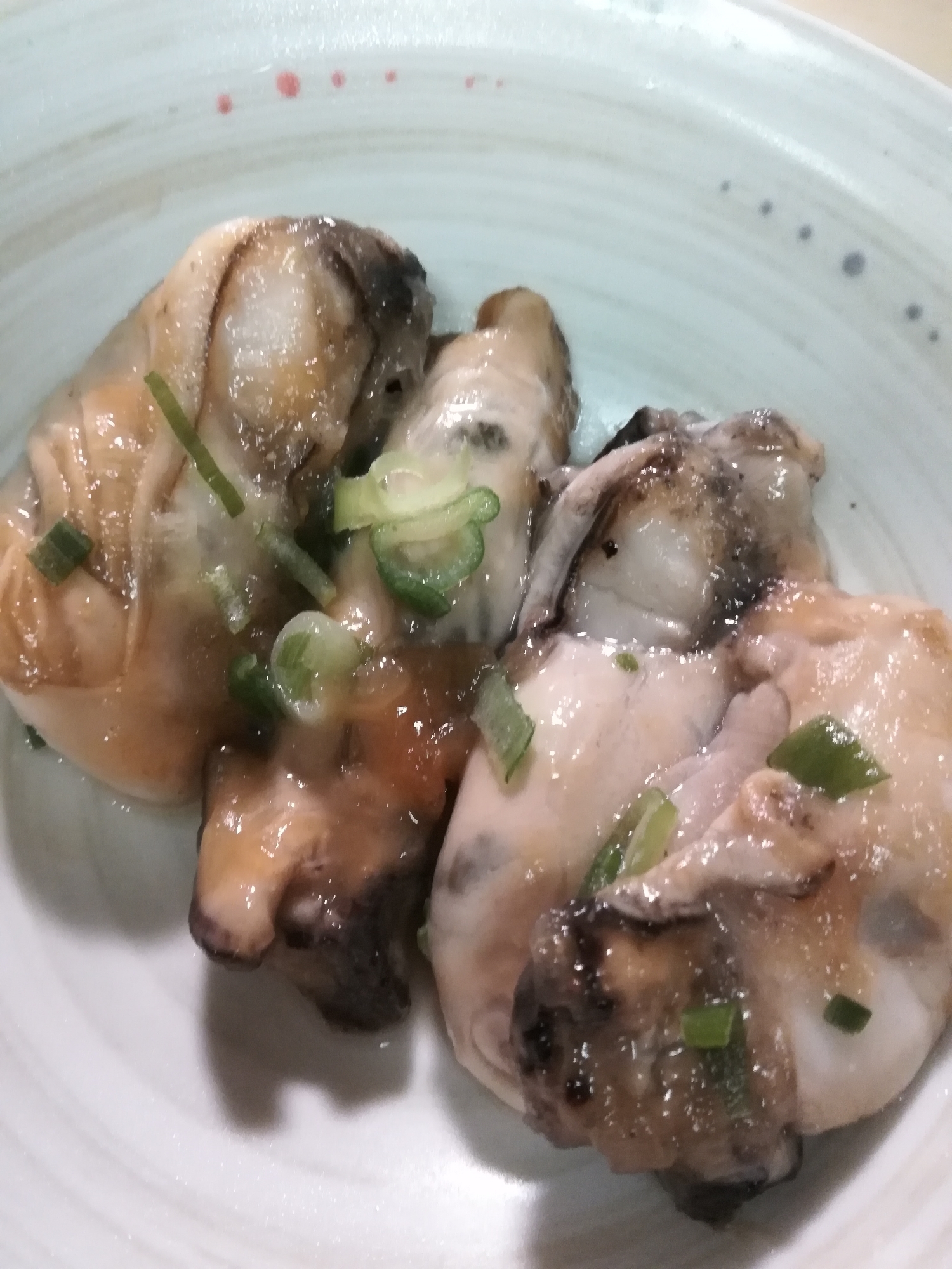 牡蠣のトロトロぽん酢焼き
