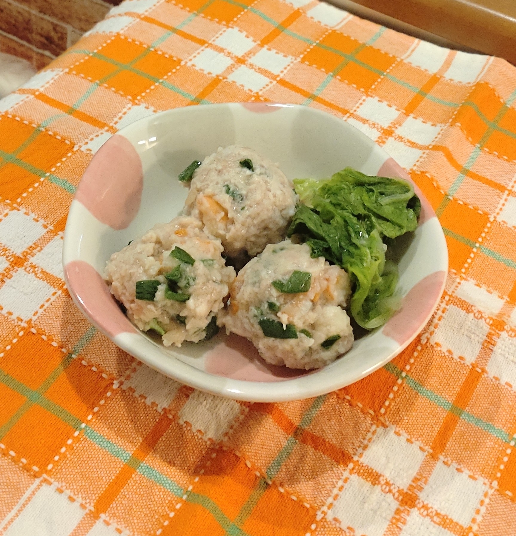 お鍋＆スープに♡海老にら鶏だんご