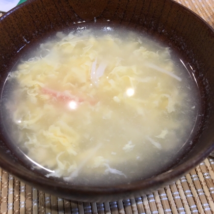 簡単楽チン カニカマのスープ