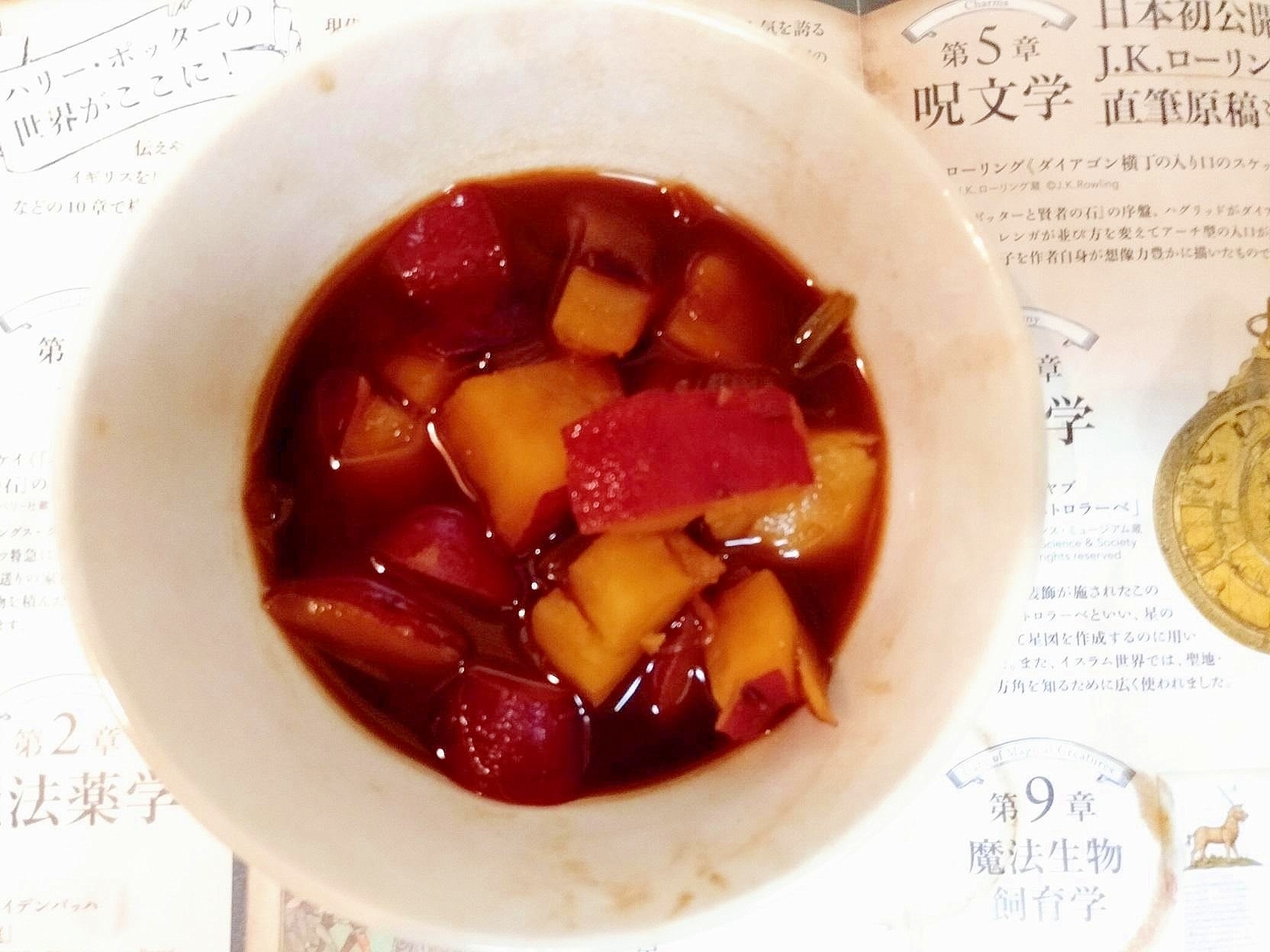 割烹ふく梅風！絶妙にすっぱいサツマイモの味噌汁 レシピ・作り方 by