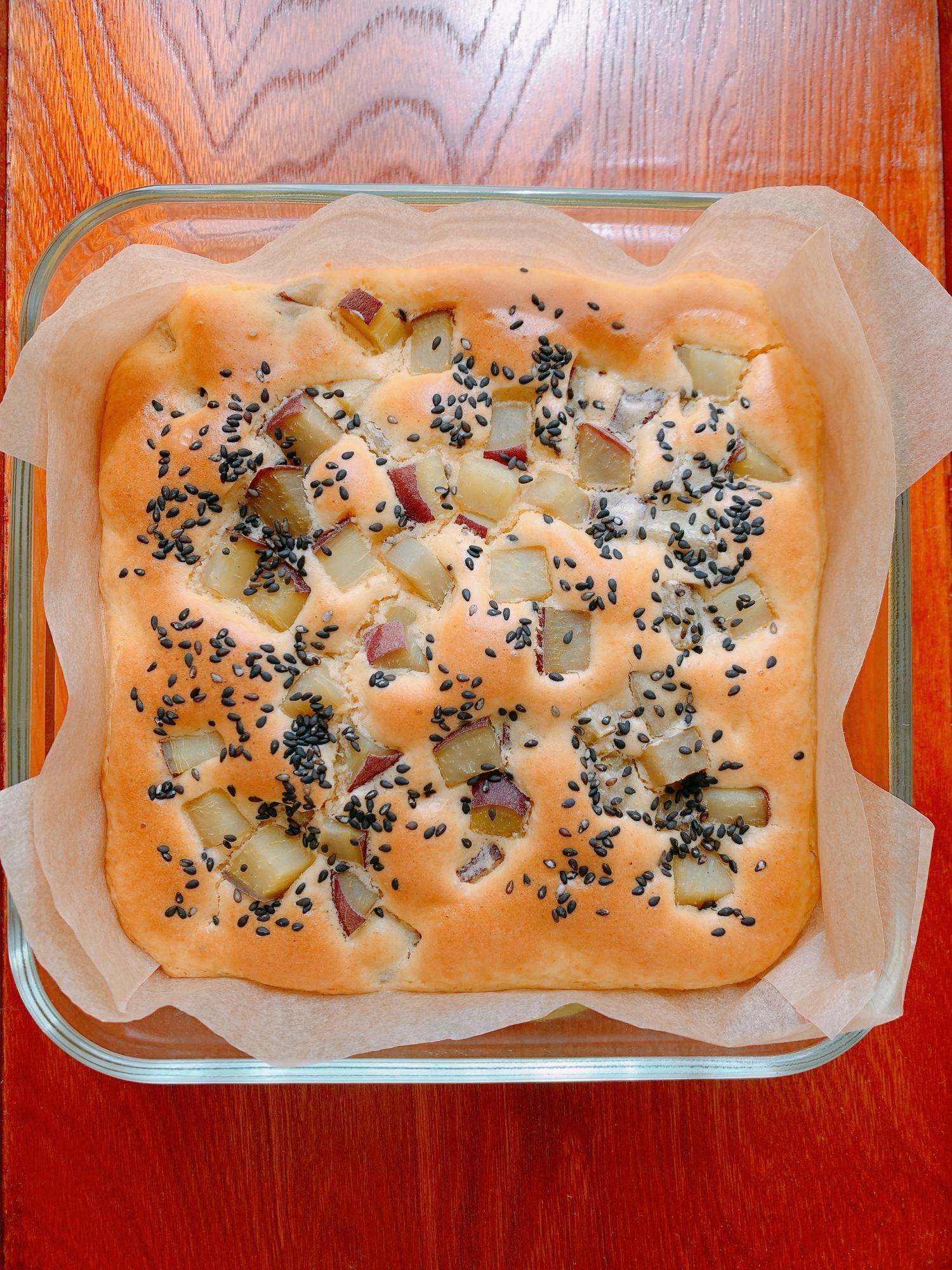 米粉のさつまいもケーキ