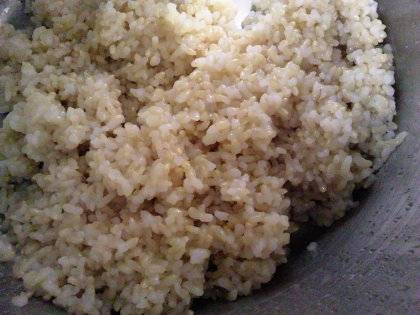 圧力鍋で発芽玄米ご飯