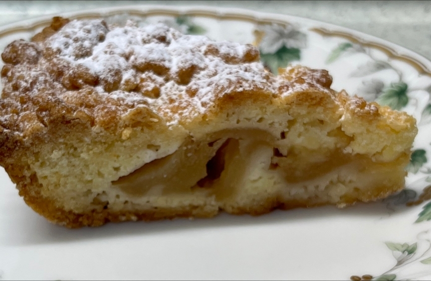 リンゴのケーキ