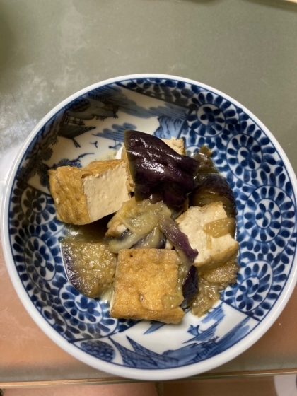 冷凍揚げナスと一緒に作りました。美味しくできました。またリピートしたいです。