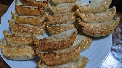 具だくさんの餃子を作りました！