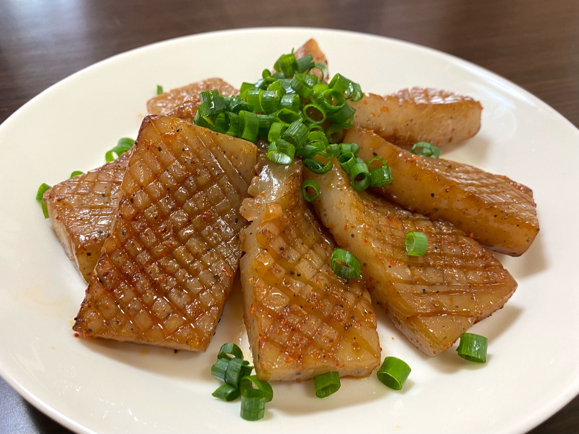 ピリ辛こんにゃくステーキ