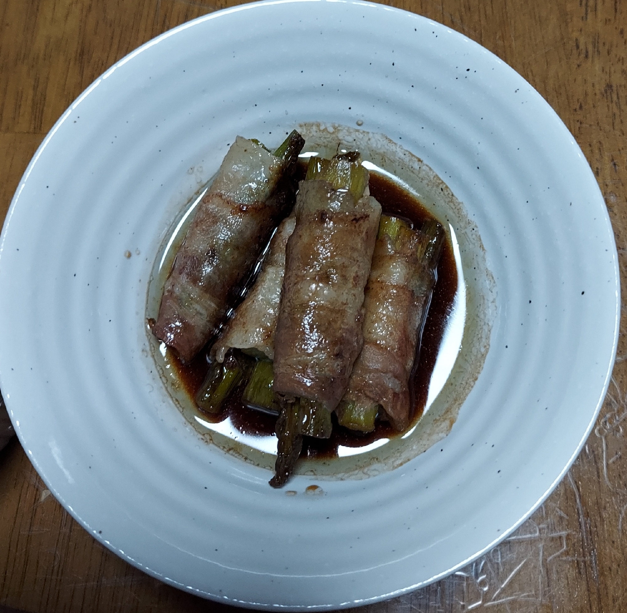 アスパラ豚肉ポン酢